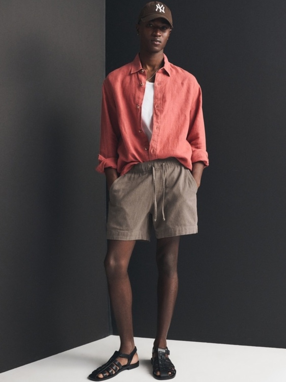 Abercrombie & Fitch - Linen Blend Pull-On Short